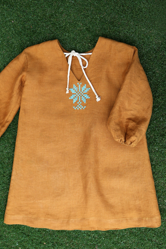 Girls Embroidered Dress