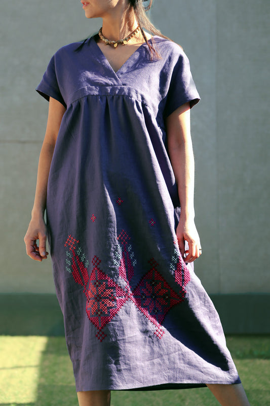 Tutorial: Embroidered Smock Dress
